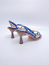 Femmes du Sud sandaal denim blue leer